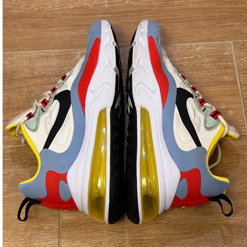 Nike Air Max 270 React Bauhaus Multi‎ Color Sneakers Women's 8